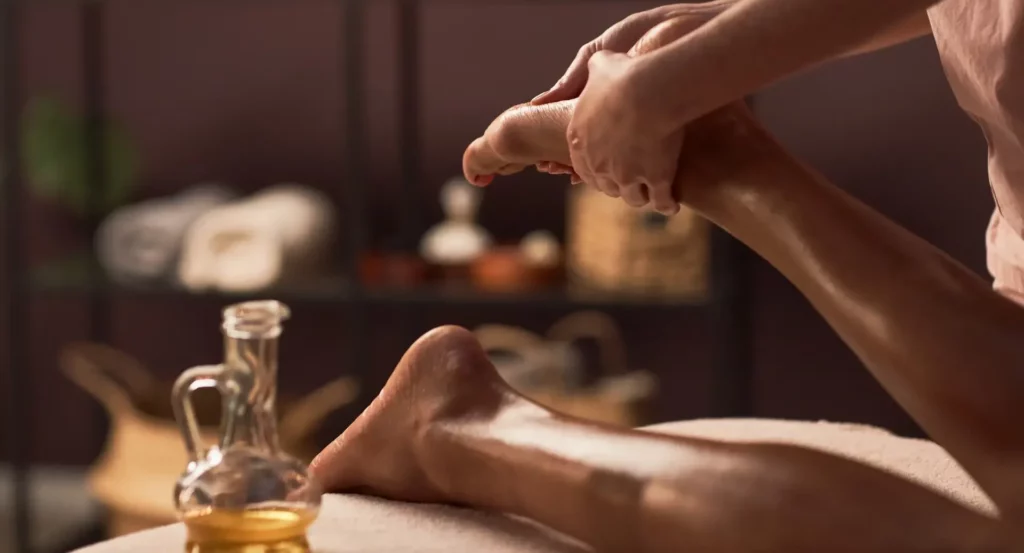 Feet Massage with Oils